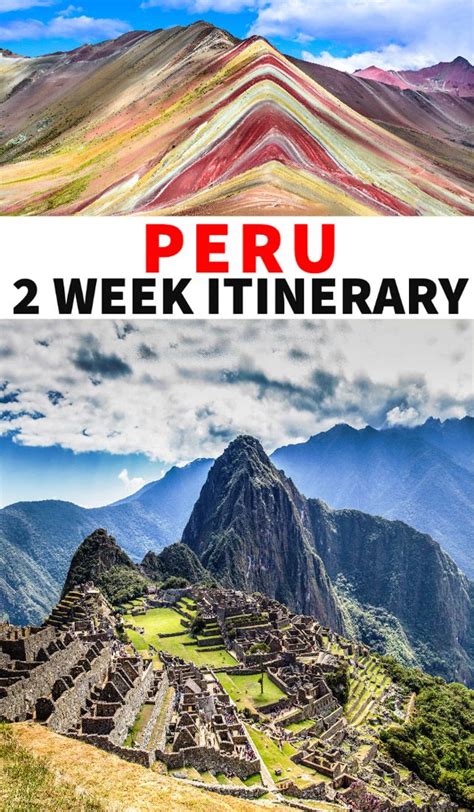 peru itinerary 2 weeks